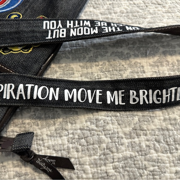 Custom Grateful Dead Blue Crossbody Bag with Decorative Patches - One of a Kind! - Picture 7 of 10